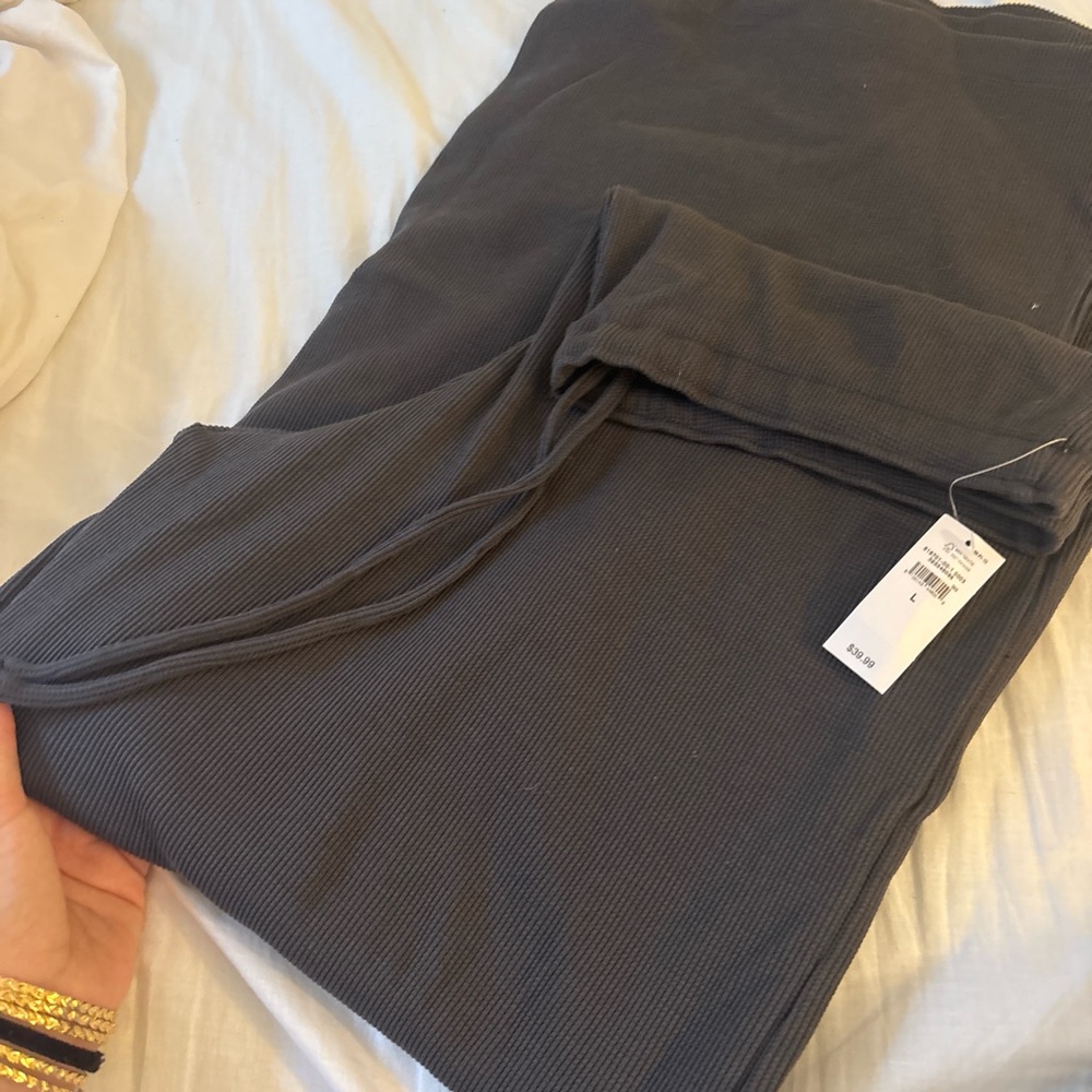 GAP Dark Gray Wide Leg Pants